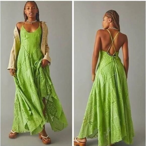 NWT Free People One Aurella Maxi Dress Size S - Picture 1 of 14